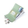 Chain Women Wallet 3 Folding Purse Leather Women Wallets Clutch Cards Holders Zipper Small Coin Pocket