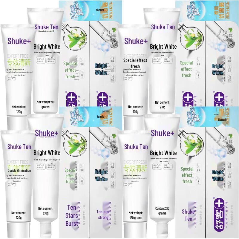 

Shuke Bright White Toothpaste Family Pack