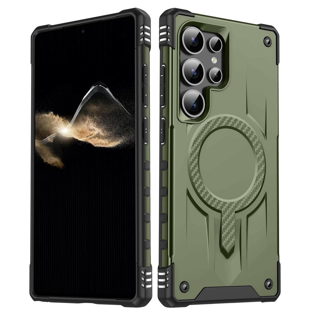Pouzdro Samsung S25 Ultra Starship - Magnetické, Airbag na čtyřech rozích, Ochrana proti pádu