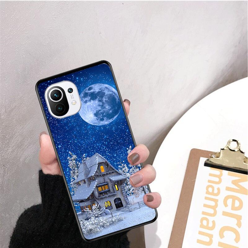 

Зимний снег Веселый рождественский чехол для телефона Xiaomi 12 Mi 10T 11T 11 Pro 10 10T 11 lite 10pro 11Ultra Poco X3 Pro Poco F3 M3 Xiaomi Poco X3 Pro