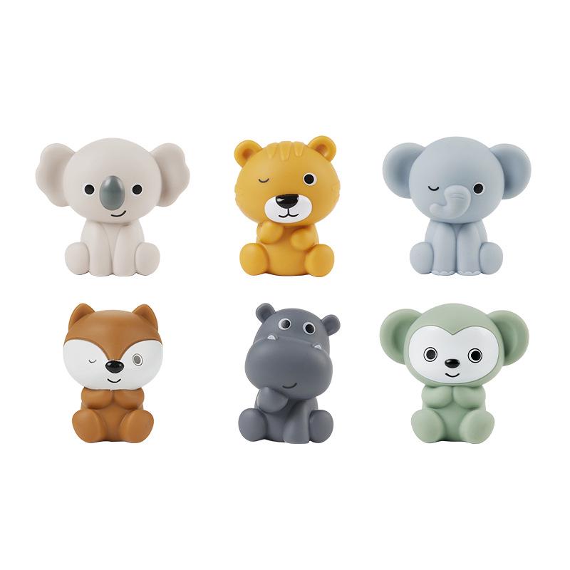 Stackable Floating Boat Bath Toys for Infants & Toddlers – Water Play Animal Finger Puppets