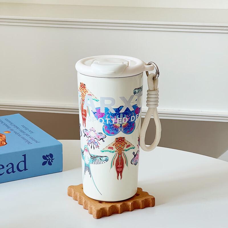 Shangqi Outdoor Portable Insulated Tumbler Set with Handle and Dual-Drink Lid