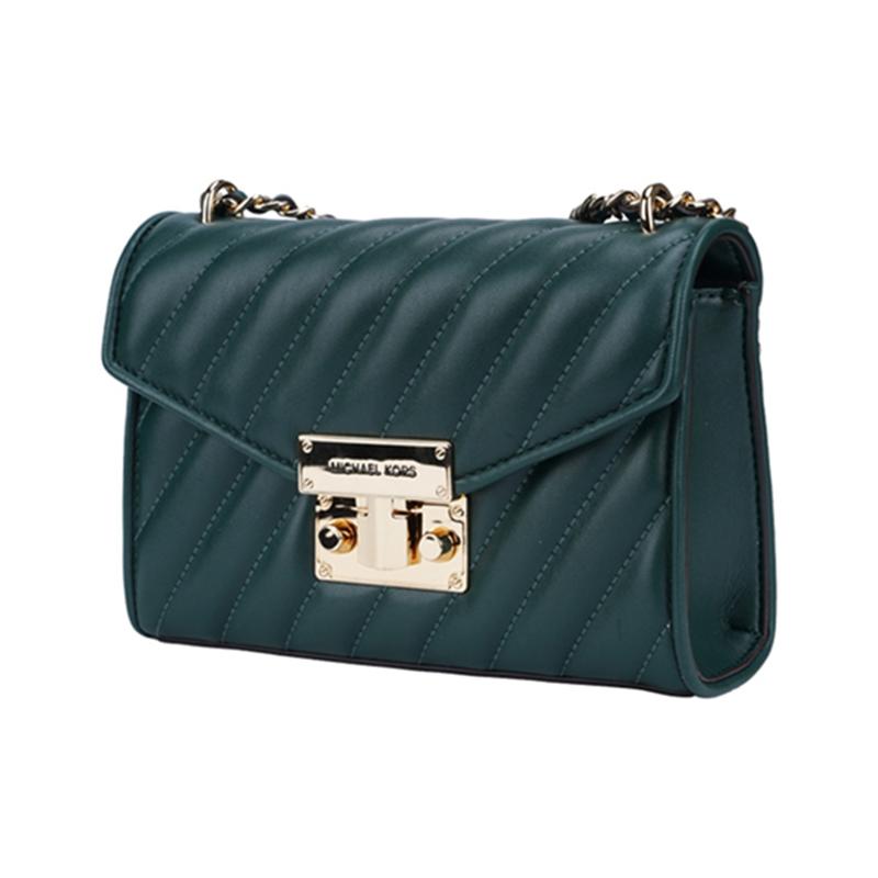 MICHAEL KORS shoulder bag Casual chain quilted retro small fragrance style lock closure, artificial leather, armpit bag, bag, small size, women's