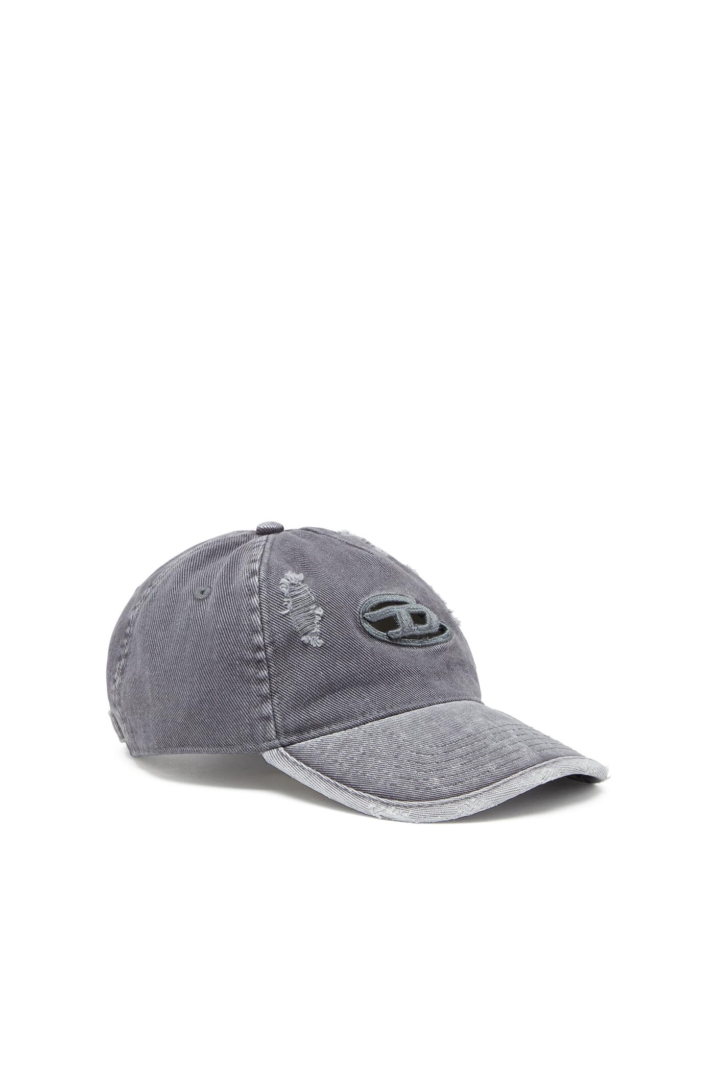Baseball Cap A180360EPBD 02 Gray 9DV [Diesel] Men s C-BALL-UTLT серый