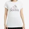 Adidas Comfortable Breathable Letter Print Round Neck Pullover Short Sleeve Drop Shoulder T-Shirt Women T-Shirt DM5320