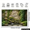 2D Oriental Tea Garden Portrait Photo Backdrop