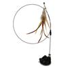 Interactive Cat Toy Funny Simulation Bird Feather with Bell Cat Stick Toy for Kitten Playing Teaser Wand Toy Pet Cats Supplies