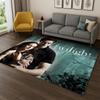 Tappeto Tappeto Saga di Twilight Edward Bella per Camera da Letto Soggiorno Divano Sala Giochi Zerbino Decorazione Casa, Tappeto Area Giochi Bambini Antiscivolo Regalo