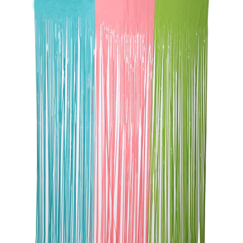 Rain Playful Macaron Curtain In Multiple Colors For Fun Kids Birthday Decor Theme