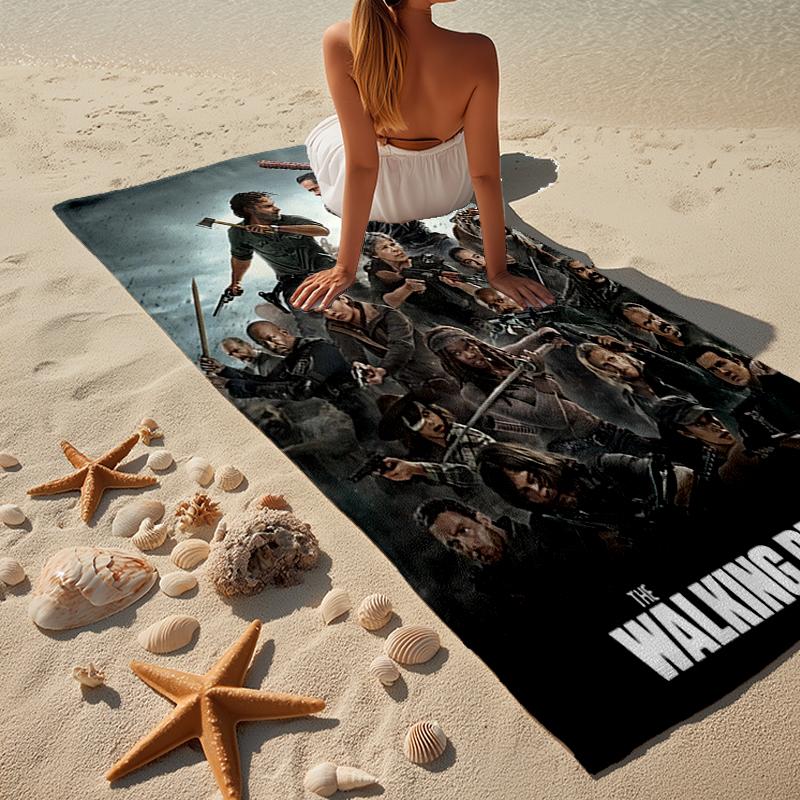 Warriors Of Dead Beach Towel, Super Soft Microfiber, Gift for Her/Him, Birthday, for Pool, Beach, Travel, Home Decor Fan gifts