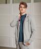 Uspoloassn Cotton Blend Zip-Up Hoodie_Melange Grey
