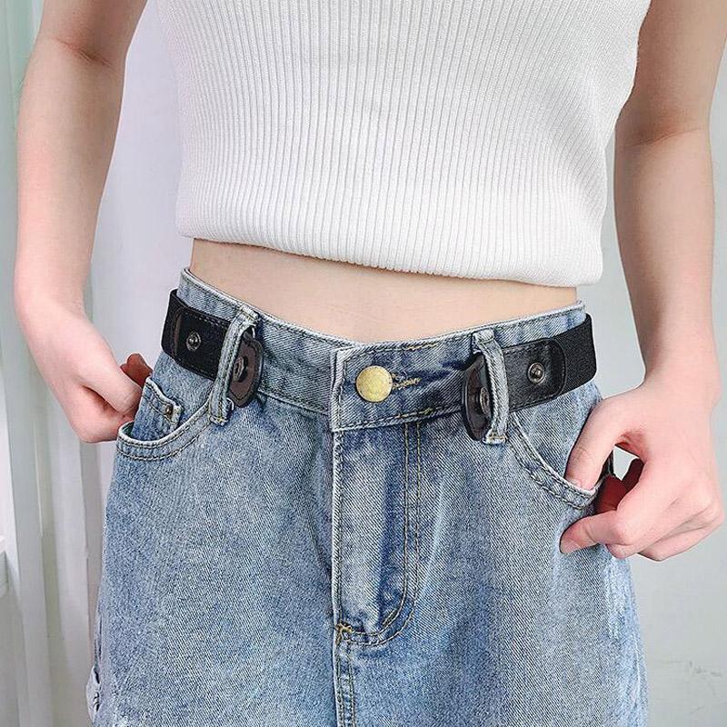Buckle-free Adult/Children Belt Invisible Elastic Belt for Jeans No Bulge Hassle