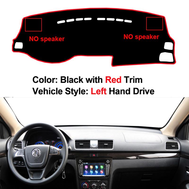 Car Dashboard Cover DashMat Carpet Cape For Dongfeng DFSK Fengon Glory 330 350 360 370 2014-2017 Sun-Shade Automobile Anti-UV