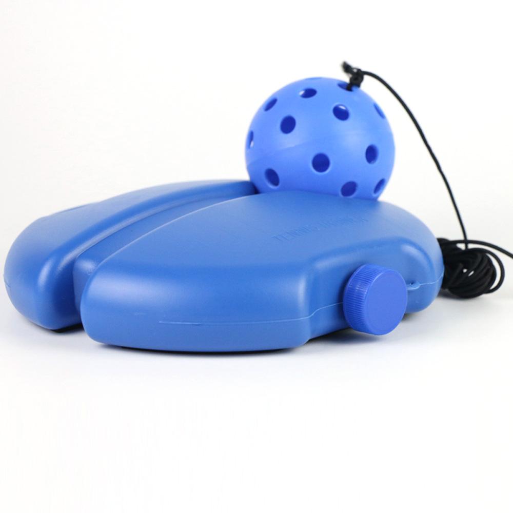 

Портативный тренажер Match Buddy Pickleball для всех уровней навыков. Тренажер Pickleball для одного игрока. синий