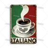 Rusty Coffee Metal Poster Decorative Plate Classic Tea Metal Signs Home Bar Cafe Wall Decor Signs Old Metal Plaque Wall Plate