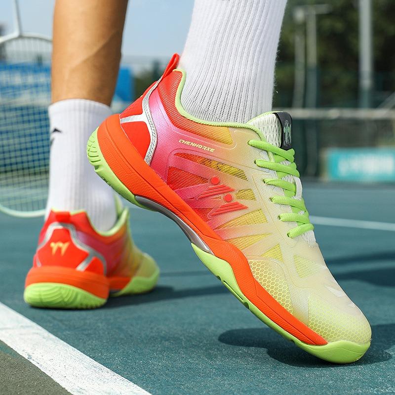 New Men's and Women's Badminton Shoes Casual and Comfortable Cushioning Rebound Light and Breathable Sports Shoes