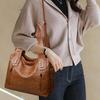 Fashion Top-Handle Tote Bags For Women Luxury Leather Handbag And Purse Ladies High Quality Shoulder Crossbody Bag Casual Tote