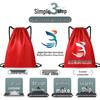 Versatile Sports Drawstring Backpack for Running, Marathons, Clubs, Schools, and Training