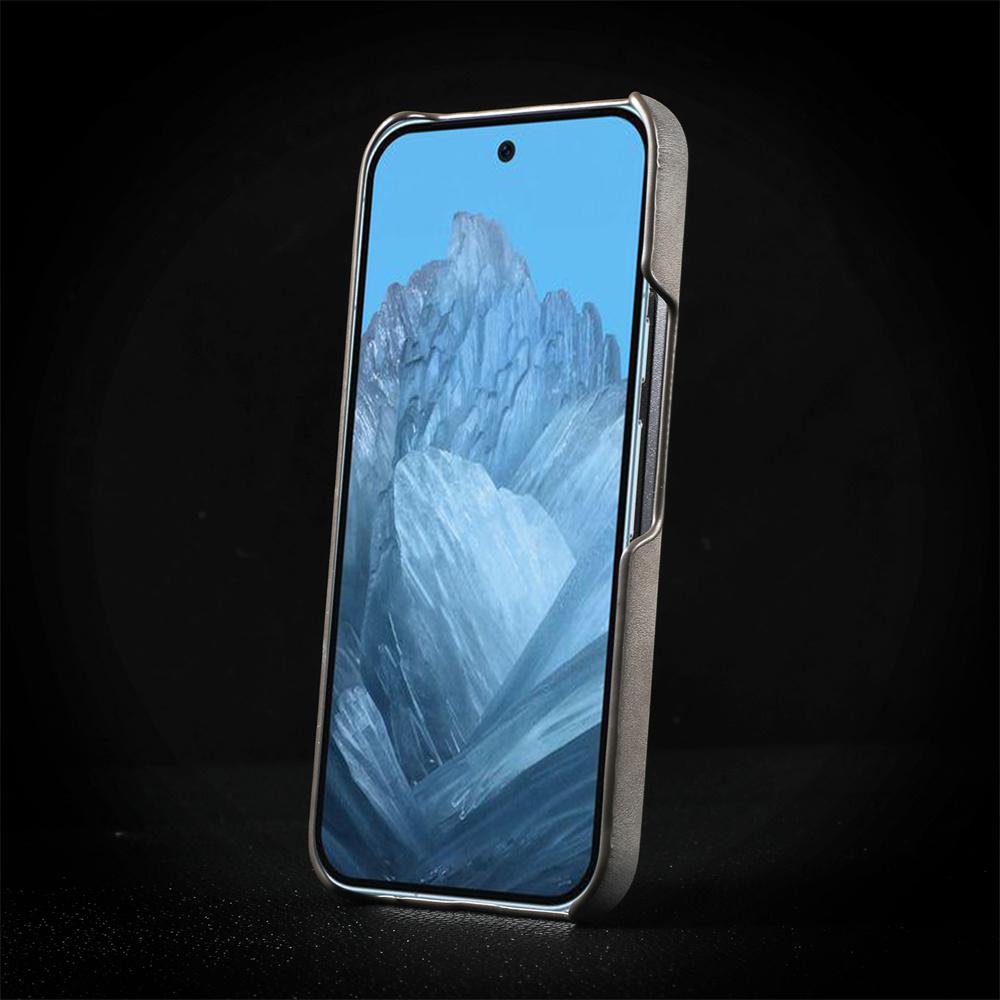 Luxury Sheepskin Leather Magnetic Phone Case for Google Pixel 9 8 Pro XL 8A Solid Color Shockproof Business Matte Hard Cover