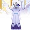 Hazbin Hotel Angel Emily Cosplay Costume Comfortable Polyester Fabric For Halloween