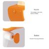 Animal Design Orange Bath Fountain Toy Press Type Water-Sprinkling Festival Sprinkler  Boys Girls