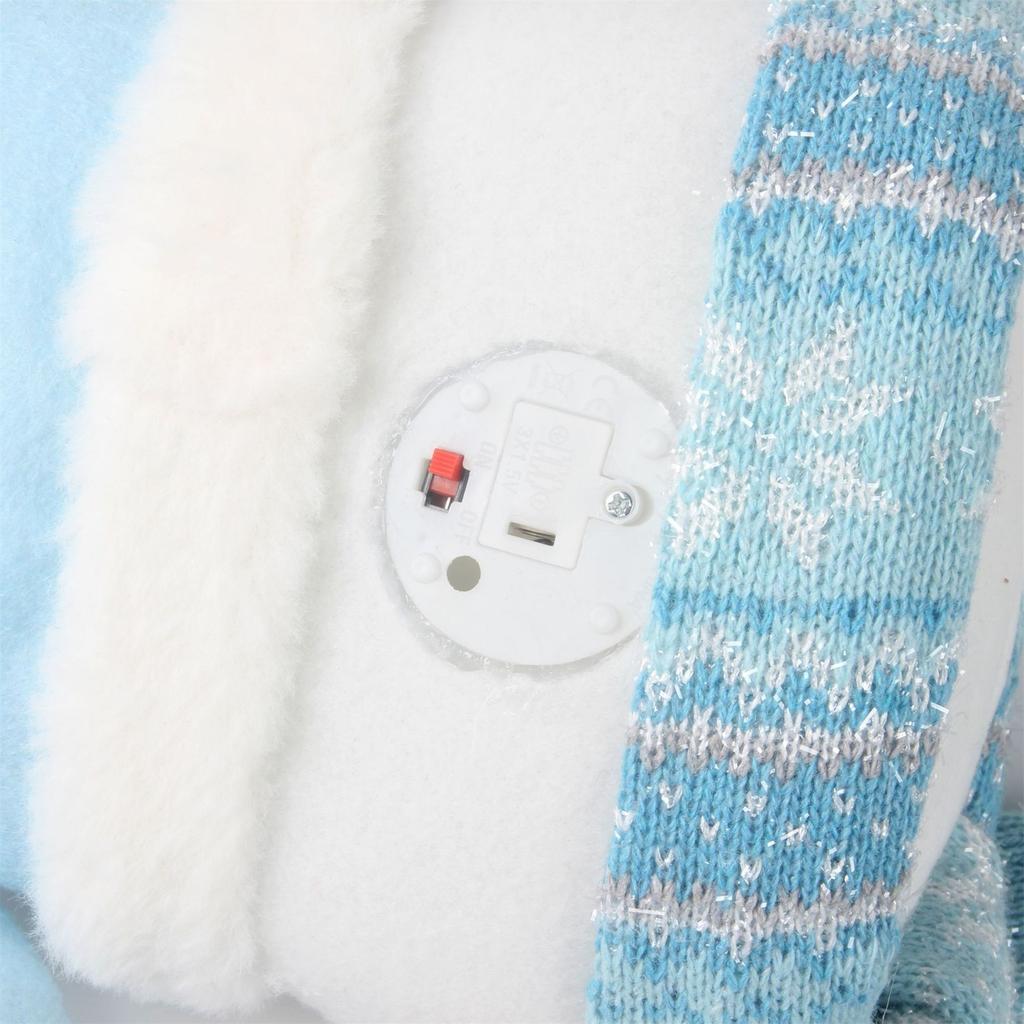 Christmas Lighted Snowman Ocean Style Blue Christmas Home Door Hanging Decoration