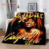 New Rapper Eminem Tupac 2pac Hip-Hop Music Rap God Blanket,Soft Throw Blanket for Home Bedroom Bed Sofa Picnic Travel Cover 013
