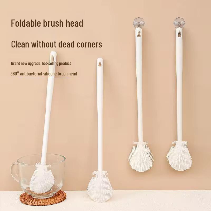 [2024 Upgrade] Long Handle Folding Cup Brush - Special Cleaner for Water Cup Gaps