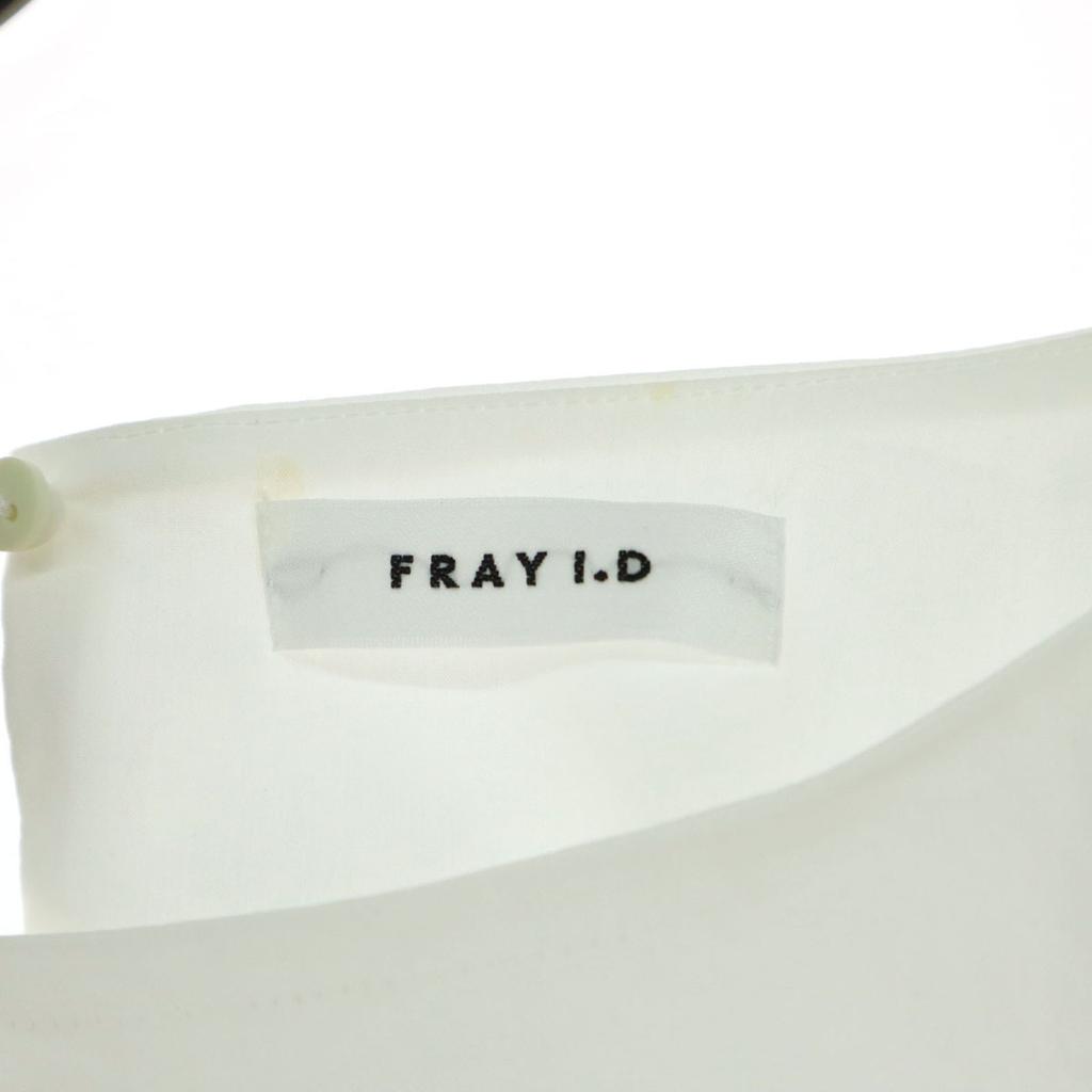 FRAY I.D No Sleeve Blouse 1 White FWFB203003 Women Used