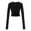 LALAFOX Knit V Cut Cpopped T-Shirt Bn4Kl001