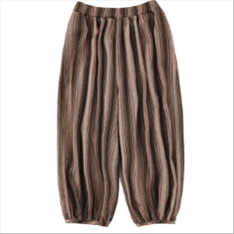 

YouYou Kids Summer Plaid Anti-Mosquito Jogger Pants 130 cm