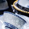 Abay Blue and White Linglong Porcelain Tableware