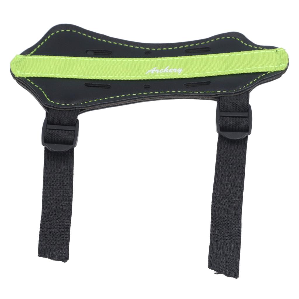Protezione Braccio Tiro con l'Arco per Bambini in Pelle PU Regolabile Ispessita Traspirante Protezione Avambraccio per Pratica di Tiro con Arco Ricurvo