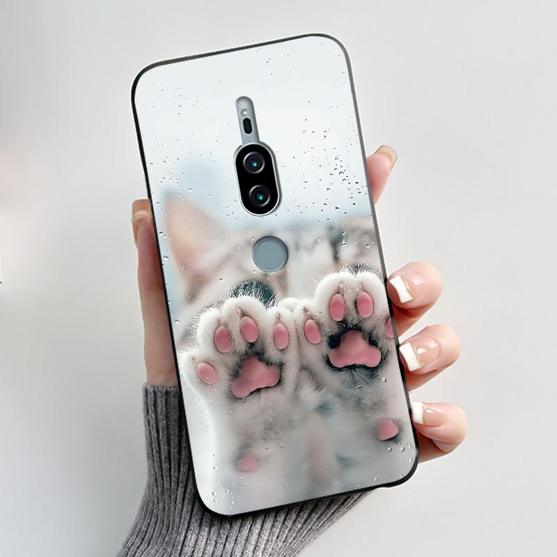 For Sony Xperia XZ2 Premium SO-04K SOV38 XZ2Premium Case Luxury Cute Cool Boys Girls Black Soft Silicone Back Cover TPU Housing