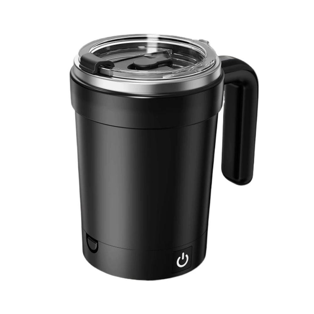 Automatic Stirring Cup Rechargeable Electric Stirring Mugs Magnetic Mixer Stainless Steel Coffee Mug Rotating Magnetic Tumbler