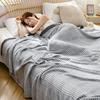 Bamboo Cotton Houndstooth Quilt: Antibacterial, Soft, Breathable, Air Conditioning Blanket