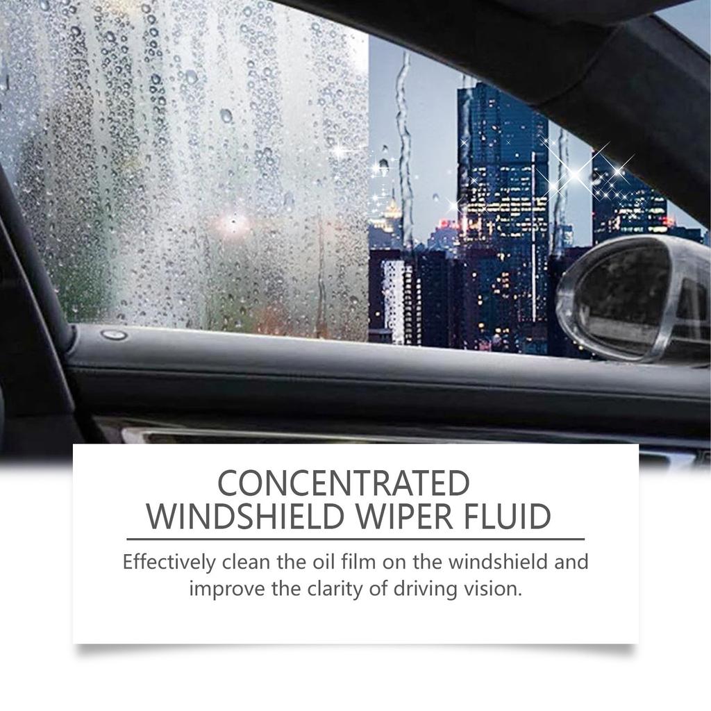 Concentrated Wiper Fluid , Powerful Oil Film Cleaning Car Wash Liquid , Car Windshield Wiper Fluid ,237ml