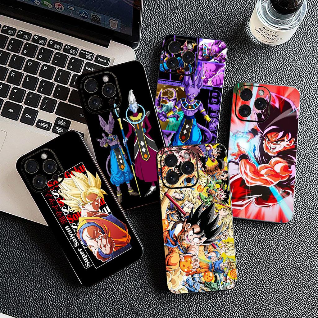 for Samsung Galaxy S10 S8 S9 Plus A33 A34 A31 70 A71 A72 Note 20 9 8 S10E Phone Case Beerus Dragons Gokus Balls DragonBalls Z