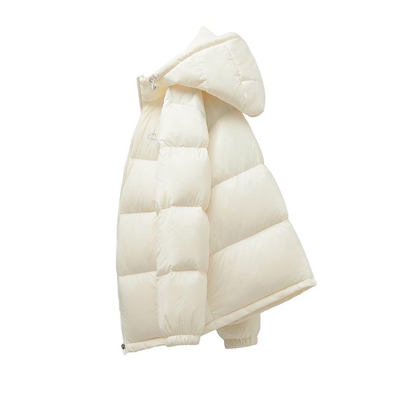 Women’s 2025 Winter Short Down Jacket: Thick, Warm, Hooded Outerwear for Couples