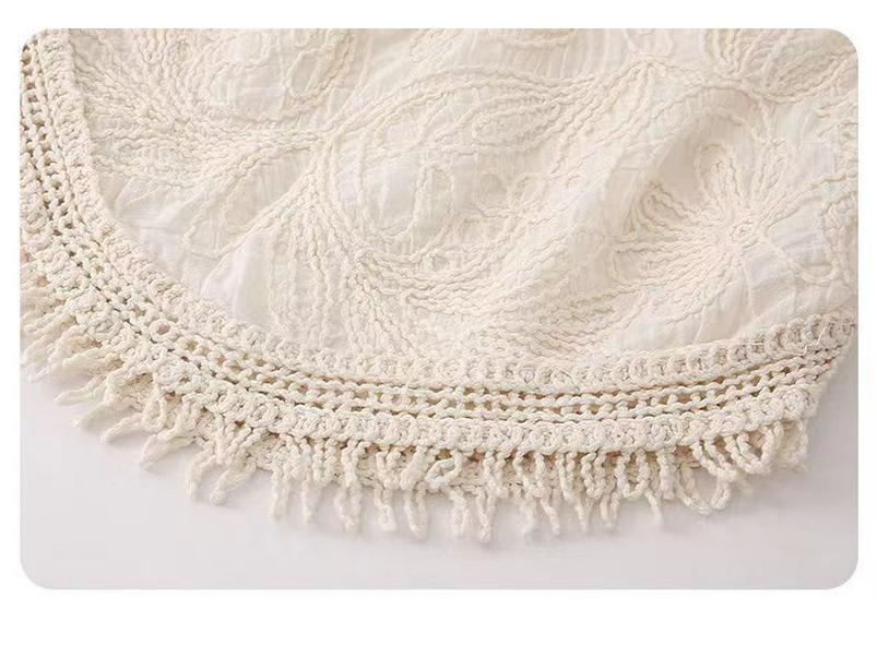 Niche Tassel Crochet Knit Sleeveless Camisole for Women - Summer 2026 Collection