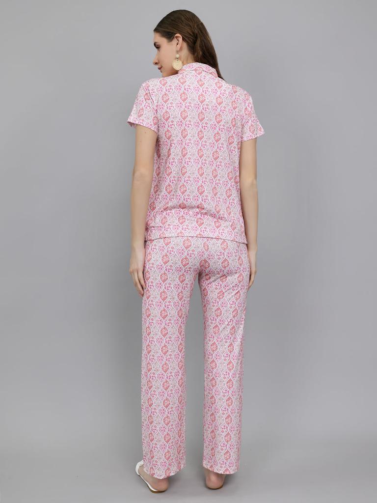 MONTE CARLO Womens Regular Fit Printed Lower Set