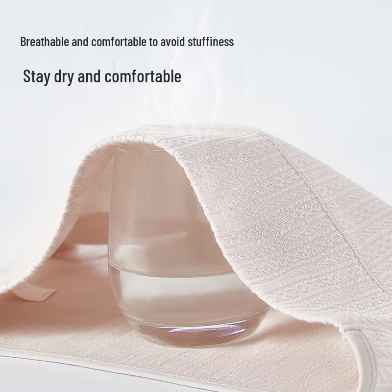 Yiershuang Women's High-Waist Antibacterial Cotton Underwear with Silk Crotch (3-Pack)