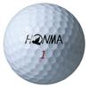 Honma Golf Balls 1 Dozen 12 Balls White Yellow 3 Pieces BT1908 TOUR WORLD Honma Golf TW-X HONMA/White/TW-X