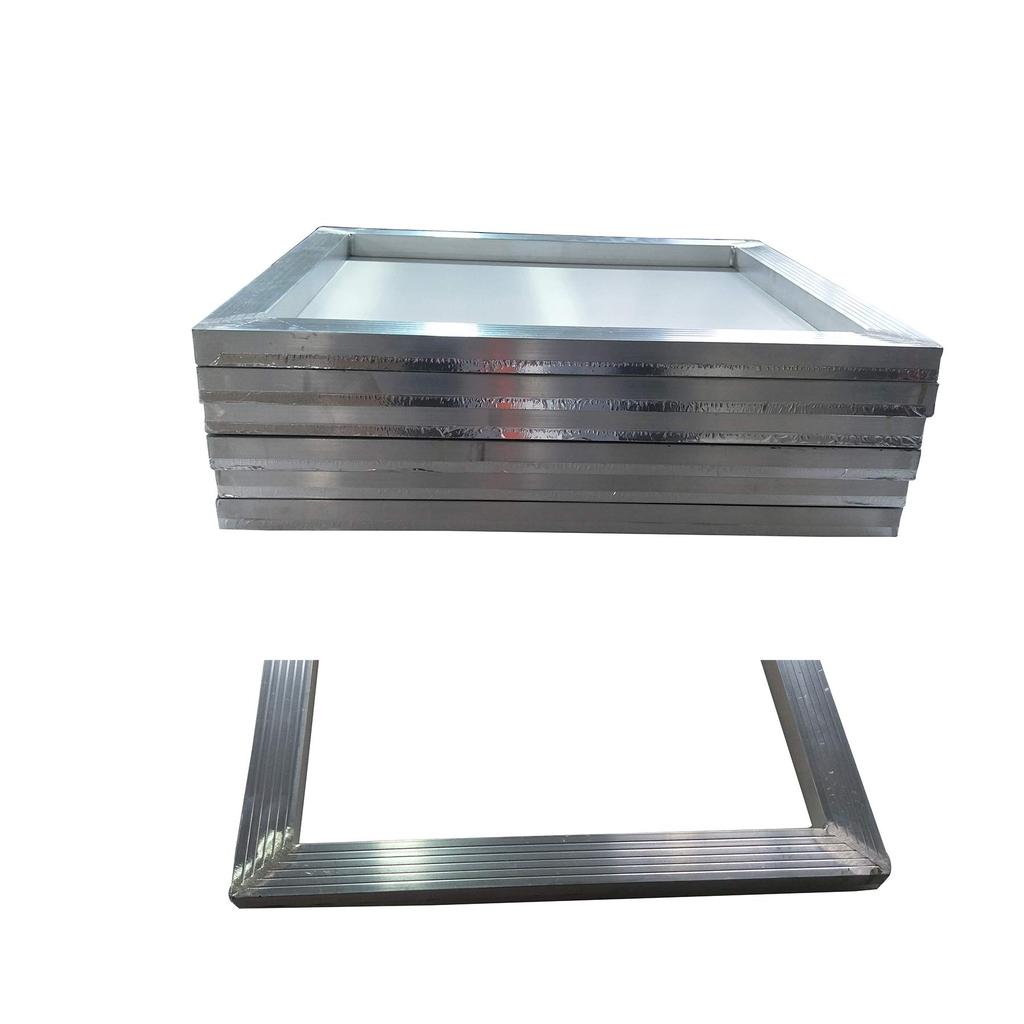 INTBUYING Siebdruckrahmen für Siebdruck, Aluminiumlegierung, Innenmaß 110 Mesh, Druck, Rahmen, Gaussed, 38x43cm,