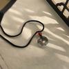 Traditional Chinese Character Good Luck Pendant Necklace Adjustable Rope Peace Buckle Pendant Clavicle Chain Jewelry