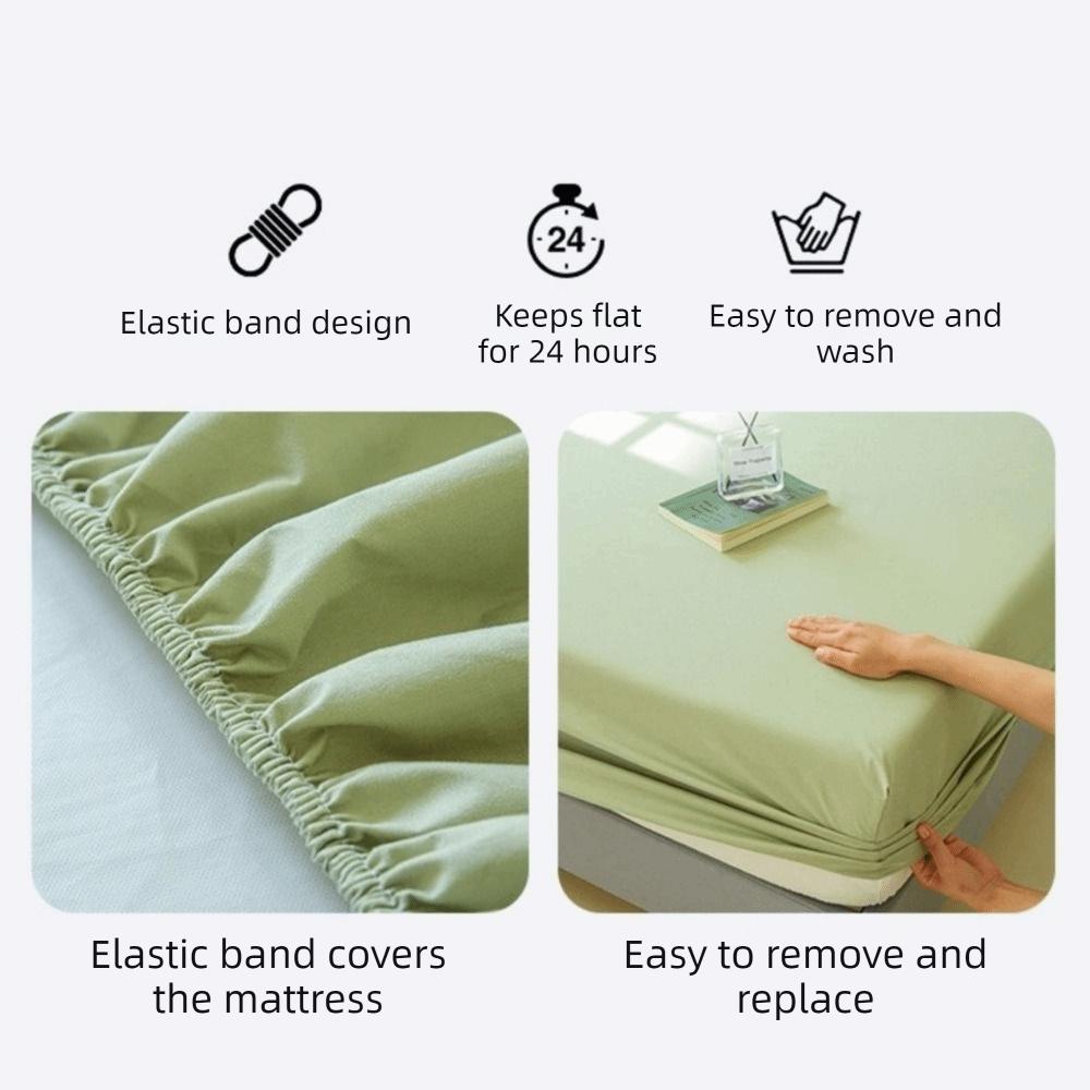 Non-slip Elastic Bed Fitted Sheet Soft Urinary Barrier Bed Sheet Full Protective Cover Children