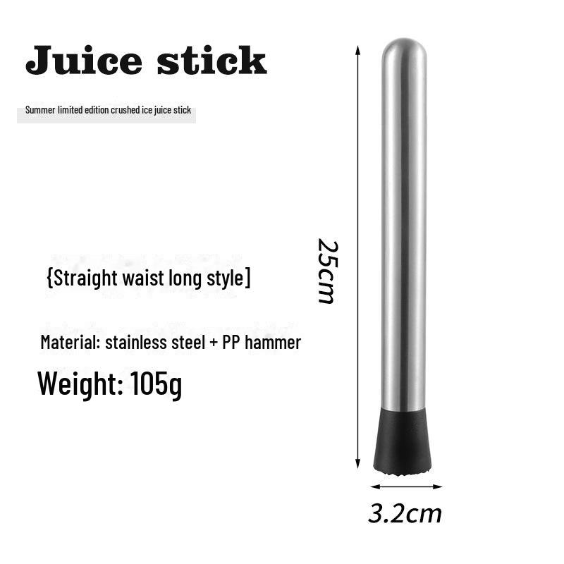 

Палочка из нержавеющей стали для приготовления коктейлей и соков Stainless Steel Color