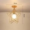Chikazari Ceiling Pentagon Nordic Indoor Industrial Stylish Ceiling for Living Dining Stylish Light, Shape, Retro, Creative, Lighting, Style,