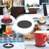 12Pcs 10cm Diameter Silicone Coasters Heat Resistant Cup Mats Drink Coasters  Office Use