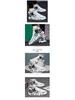 2025 Spring Autumn Kids' High-Top White Shoes for Boys and Girls